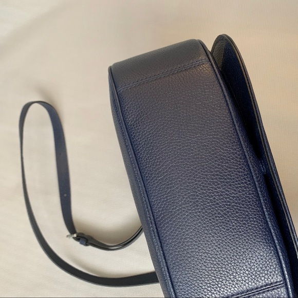 Marc Jacobs Empire City Navy Leather Crossbody Bag - Picture 4 of 8